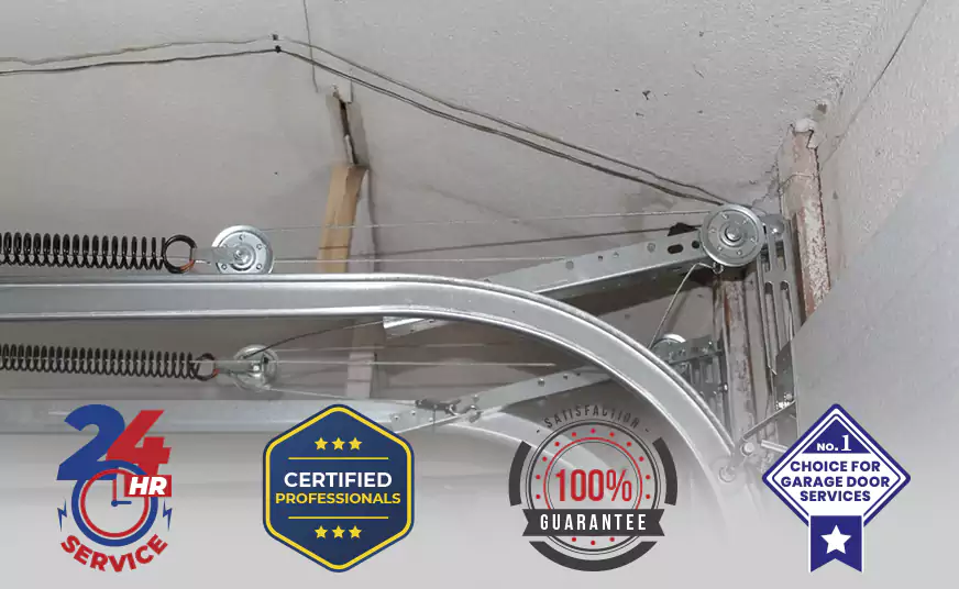 Overhead Garage Door Pulley Cable Replacement in Medley, FL
