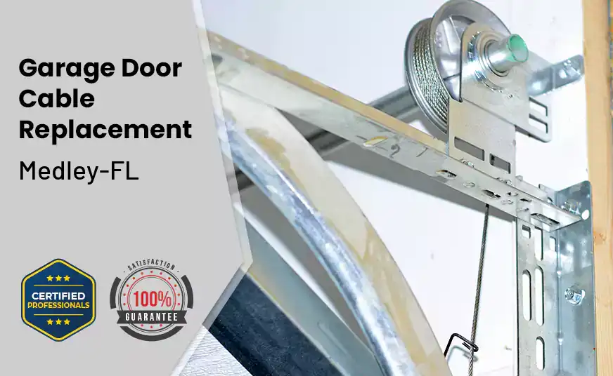 Garage Door Cable Replacement Medley-FL 