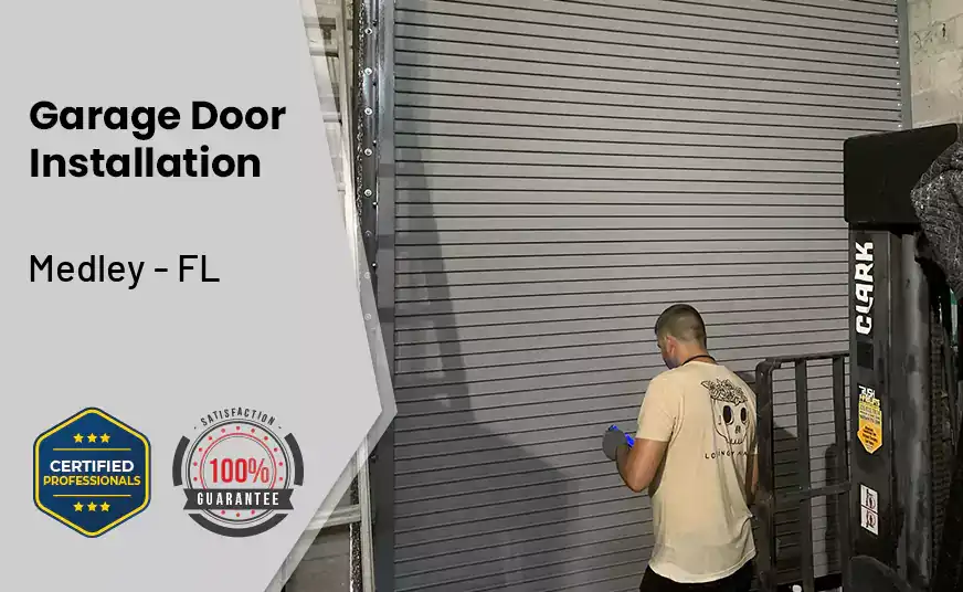 Garage Door Instalation Medley - FL 