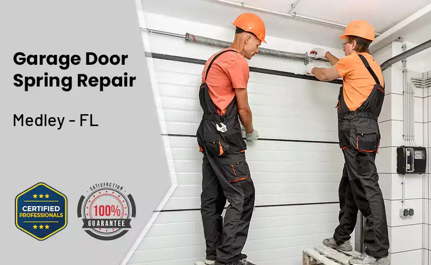 Garage Door Spring Repair Medley - FL 